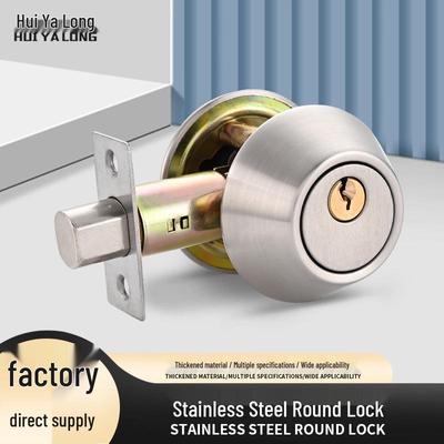 Indoor Hidden Stainless Steel Deadbolt: Invisible Single/Double-Sided Mechanical Door Lock