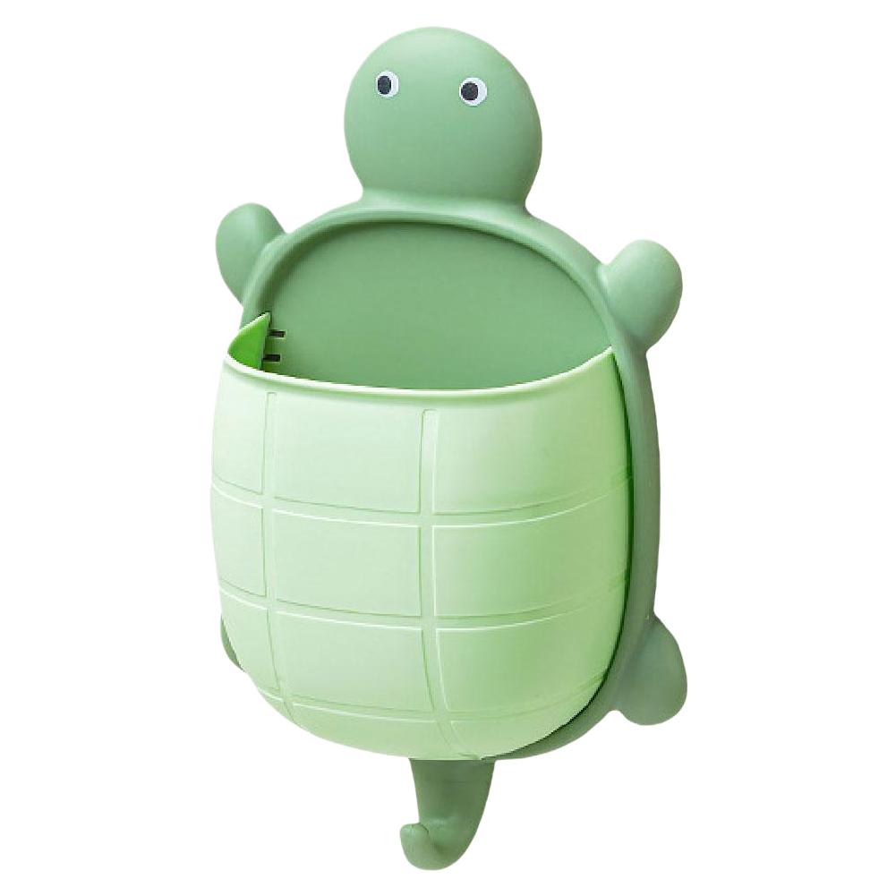Multifunctional Turtle Rack Toothbrush Holder Self Adhesive Toothbrush Toothpaste Storage Box Cute Turtle Suction Cup Container