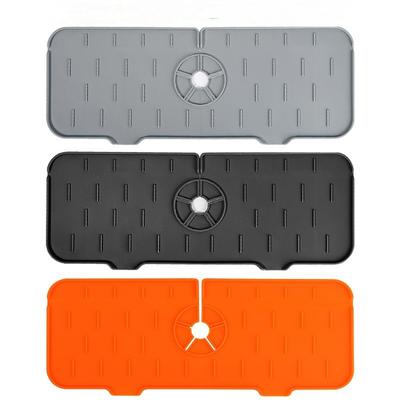 Mutfak Silikon Musluk Matı Musluk Su Tutucu Mat Lavabo Sıçrama Pedi Tezgah Koruyucu Banyo