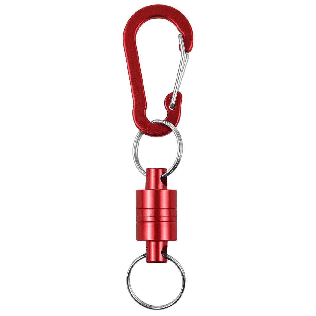 Tool Lanyard Bungee Cords with Carabiner Clips Strong Magnetic Net Release for Fly Fishing with Quic