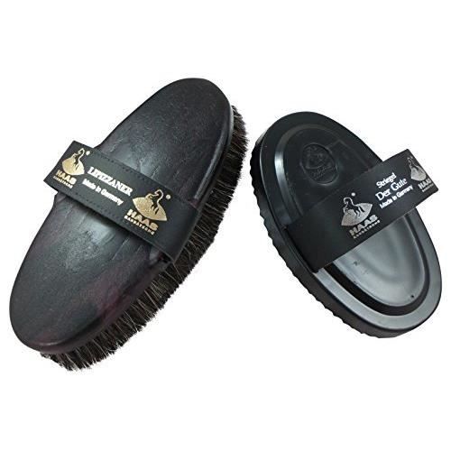 Set de Étrille et lipizzaner en crin