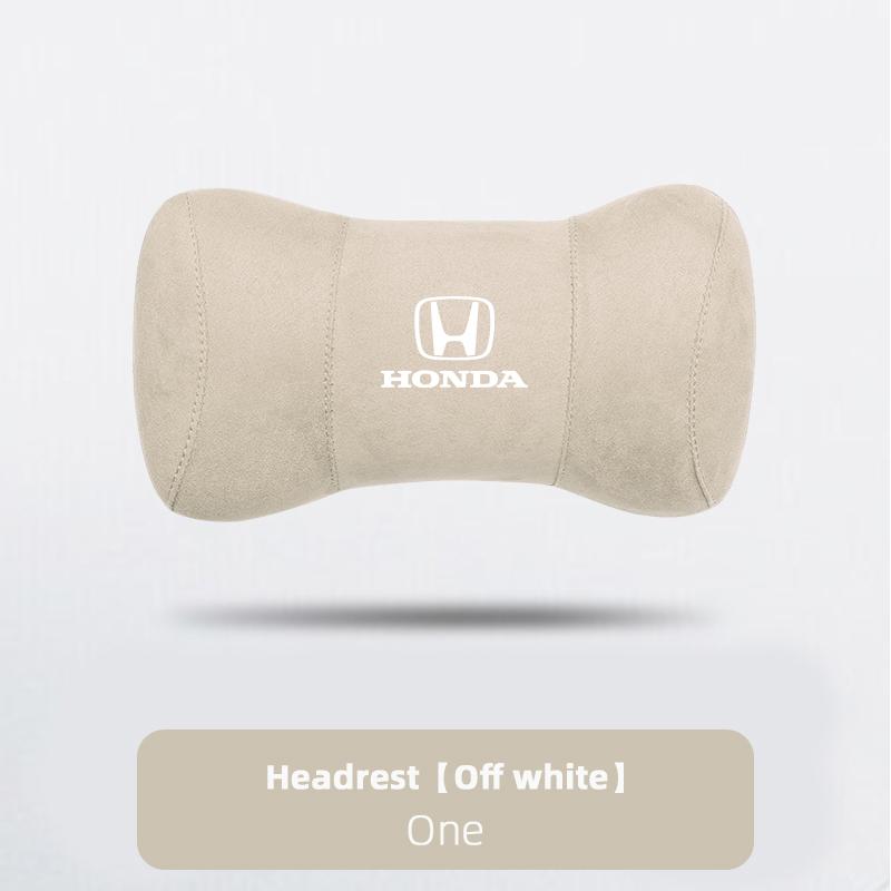 Car Suede Headrest Seat Neck Pillow Head Support For Honda Civic Fit Jazz Accord Pilot CRV Odyssey Passport City Shuttle HRV Ny1 EC5
