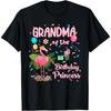 Grandma of the Birthday Princess Pink Flamingo Party Squad T-Shirt