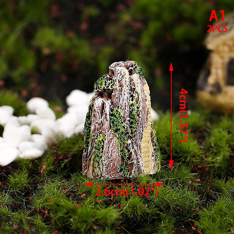 Garden Artificial Miniature Fairy House Fountain Micro Landscaping Decor Home DIY Accessories Dollhouse Mini Craft Decoration