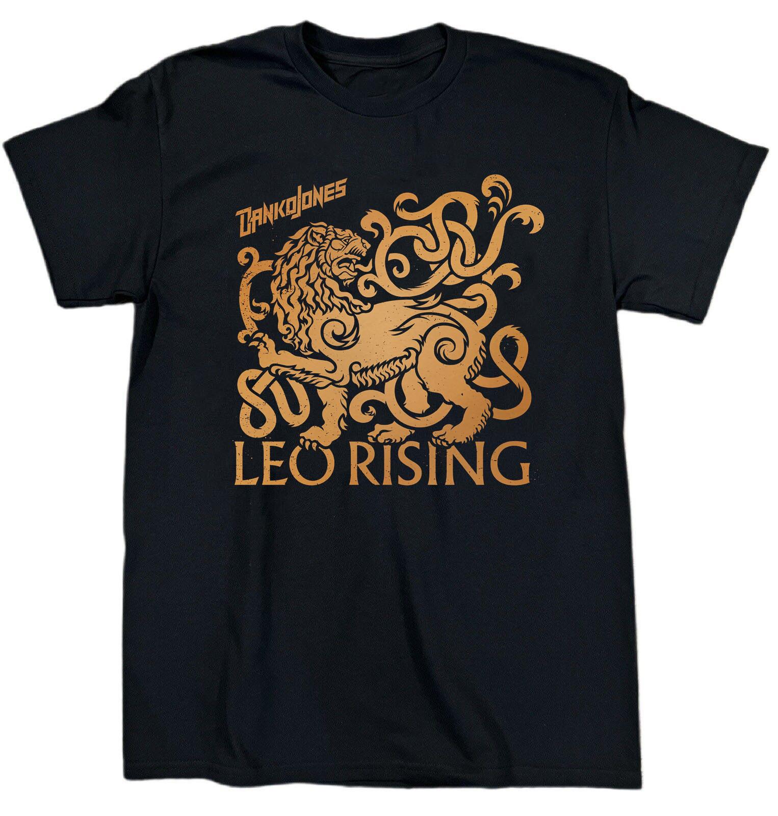 NEW Danko Jones Leo Rising Heavy Cotton Black T Shirt S-5XL BT663 S