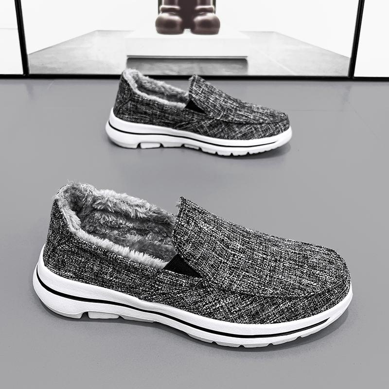 Pantofi Pânză Bărbați la Modă Bleumarin Negru Pantofi Barcă Pantofi Tip Dude Pantofi Deck Loafer Outdoor Casual Pantofi Plați Mărimi Mari 39-50