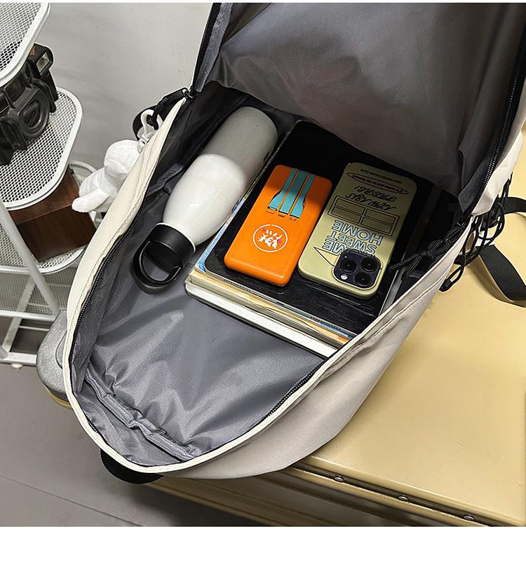 Unisex High-Capacity Backpack for Middle and High School Students