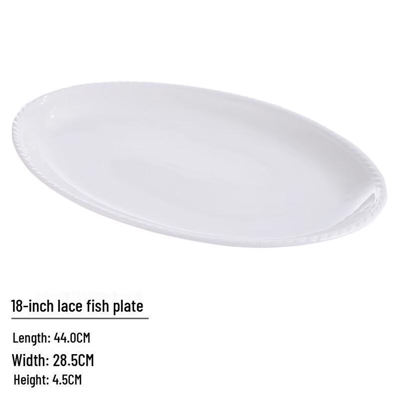 Ceramic Oval Fish Plate