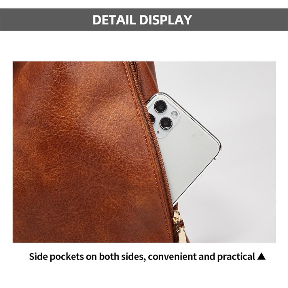 Damen-Tragetasche, Handtasche, PU-Leder, modische Hobo-Umhängetasche mit verstellbarem Schultergurt