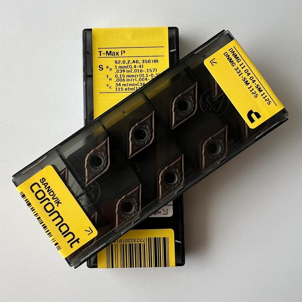 SANDVIK / DNMG110404-SM 1125 / Original Swedish hard alloy blade 10 Pcs