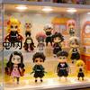 6Pcs 9cm Demon Slayer Chibi Figures Kamado Tanjirou Nezuko Anime Model Toy Christmas Kids Gift Desktop Ornament