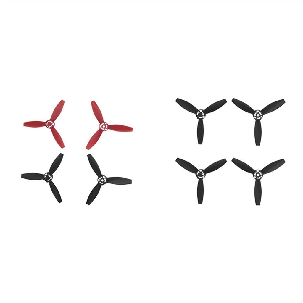 4 Stück Passend für Parrot Bebop 2 Drohne Propellerblätter Drohnenzubehör Schwarz+Rot