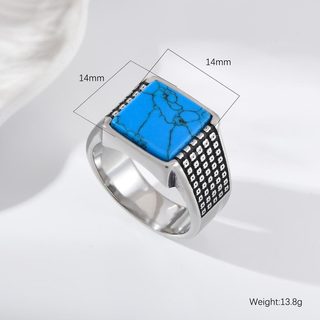 A3510 Men's/Women Trend High Quality 316LStainless Steel Multiple Colors Zircon Style Onyx Golden Rings Jewelry