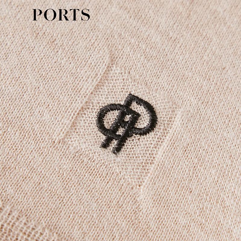 PORTSPORTS Women's Knitted Long-Sleeve High-Neck Pullover
