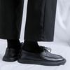 Leather Shoes Men's Spring and Autumn 2024 New Black Business Casual Platform Lightweight Dad Men's Shoes 24310-R