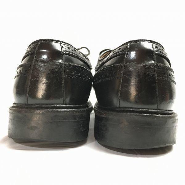 80s90s Vintage REGAL Heavy Sole Premium Model Wingtip Business Shoes Black Size 25.5 Men’s(USED)