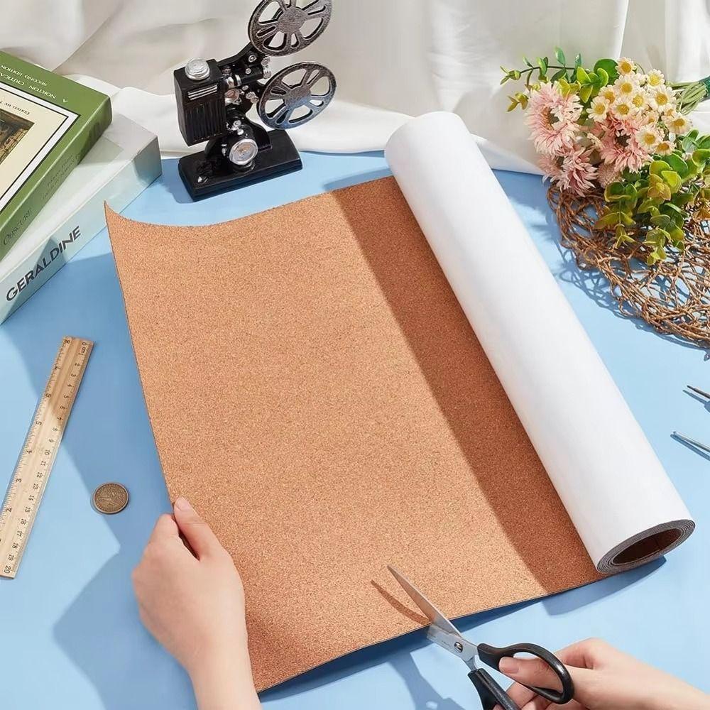 1m Self-Adhesive Cork Roll 2mm Thick Square Cork Pad Cork Board