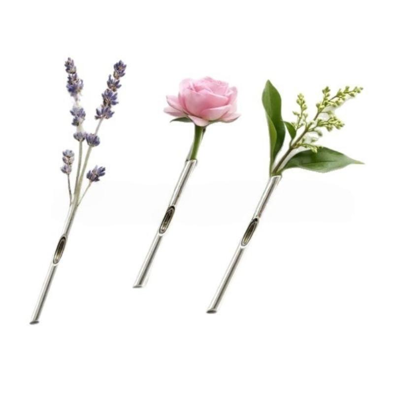 Flower Kind Brooch - Every Tells A Different Story, DIY Branch-Shaped Flower Insert Brooch Pins Charm Women Men Pin