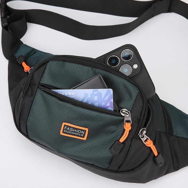 Geantă de Talie Unisex Impermeabilă Oxford - Borsetă Fanny cu Capacitate Mare pentru Bărbați și Femei (Durabil și rezistent la uzură pentru călătorii/sport)