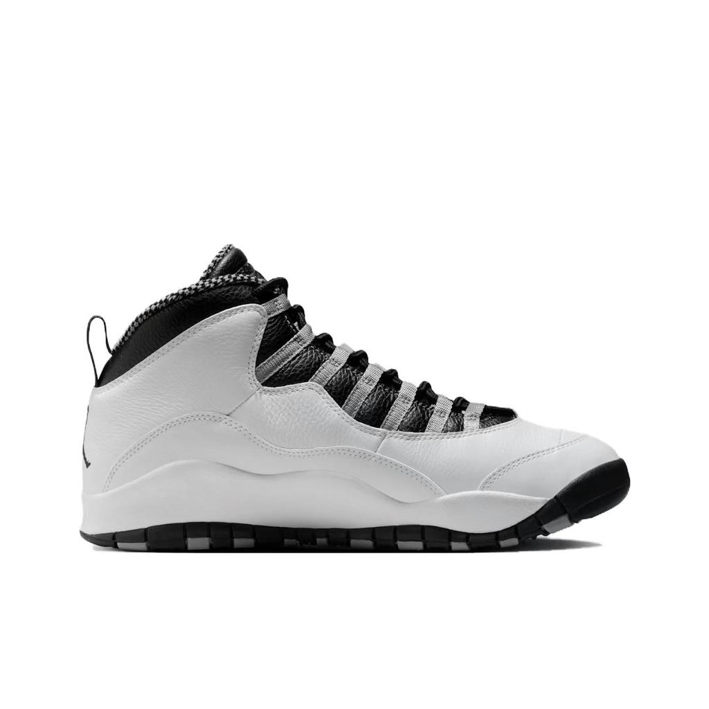 Air Jordan 10 Retro Steel 2025 Men Sneakers White Black Light-Steel-Grey HJ6779-104