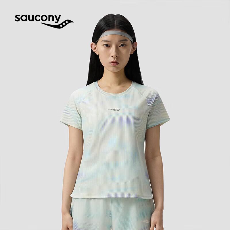 SAUCONY Women's Crew Neck Knit Tee