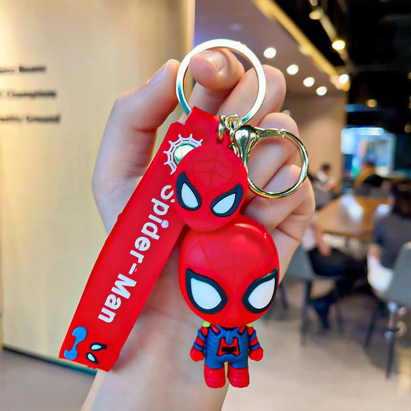 Stylowy breloczek do kluczy Spiderman Kreatywny silikonowy breloczek do toreb i na prezenty