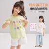 Girls' T-shirt Short Sleeve 26 Summer Middle and Large Children's Clothing Children's T-shirt