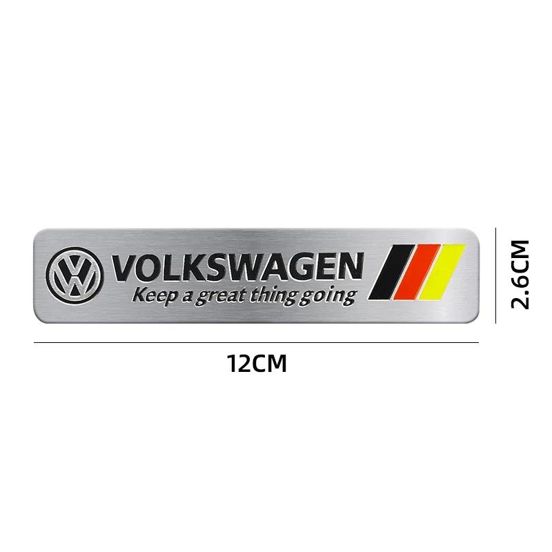 Valve Stems Caps Car Sticker For VW Volkswagen Jetta MK5 Golf Personaliz M179 Decoration Car 3D Aluminum Alloy Badge Sticker For Volk