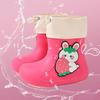 1-3 Years Old Children's Rain Shoes Cartoon Cute Boys and Girls Daily Wear Waterproof, Comfortable and Non-slip Lightweight Short Rain Boots