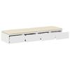 Bed Drawers White 120 x 36.5 x 16.5 cm Particleboard