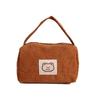 Women Fashion Large Capacity Soft Handbag With Handle Universal Classic Comfortable Cute Bear Cosmetic Bag Women Handbag