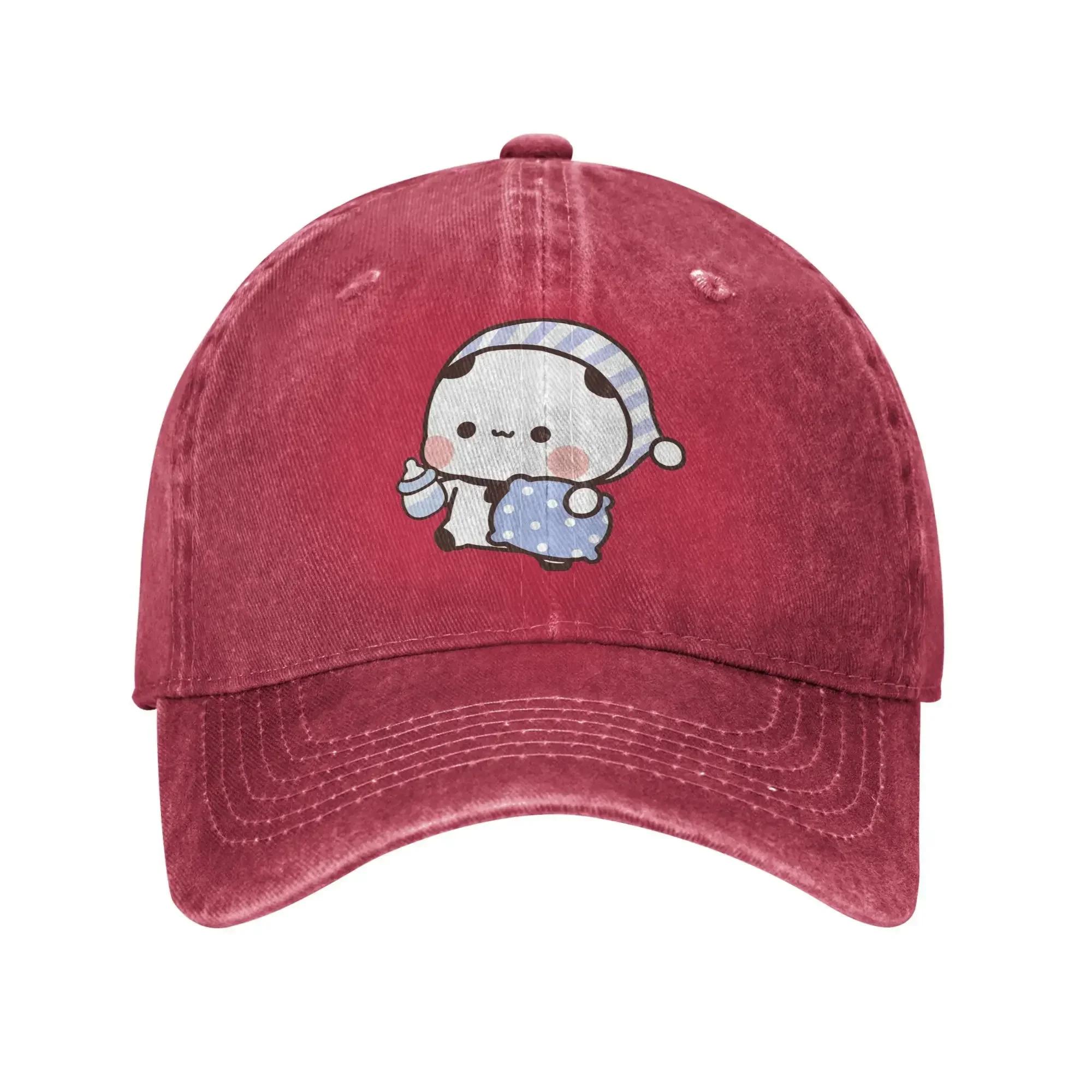 

BuBu Panda Casual Baseball Cap Summer going to sleep Trucker Hat Hot Sale Hunting Hip Hop Hats Women Unisex Funny Baseball Caps One Size