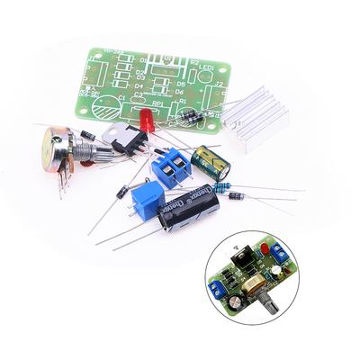 Lm317 Adjustable Power Supply Kit Dc Circuit Diy Teaching Training Parts