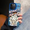 Case for iPhone 16e 11 12 13 Pro Max 14 15 16 Plus 17 Air Soft Shell One Piece Luffy Zoro