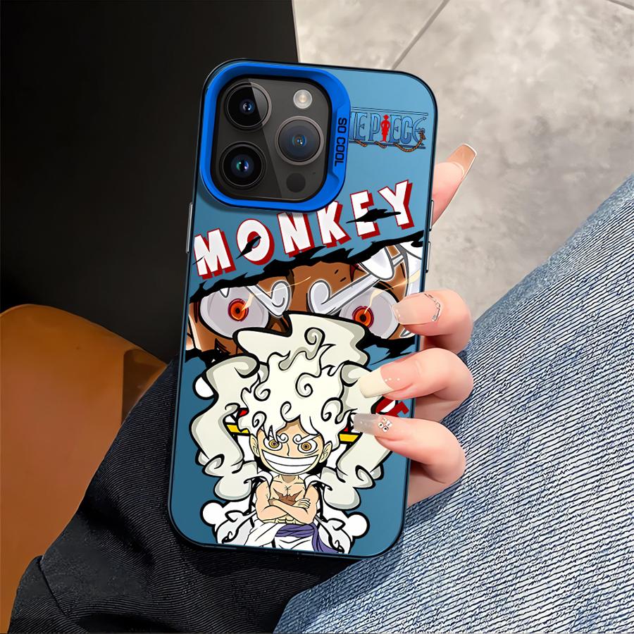 Case for iPhone 16e 11 12 13 Pro Max 14 15 16 Plus 17 Air Soft Shell One Piece Luffy Zoro