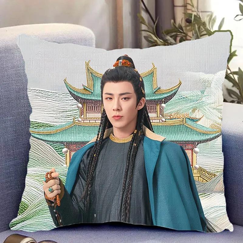 Zhao Lusi Liu Yuning Poster Double-side Printing Pillowcase TV The Story of Pearl Girl Drama Stills Home Decor Cushion Cover