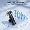 Wireless Lavalier Microphone Noise Cancelling Mini Clip Microphone for Podcasting Interviewing Vlogging Studio