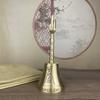 Brass Cinnabar Sanqing Shaker Three-Pronged Copper Bell Handheld Ornament Household Twenty-Eight Star Constellations Ta