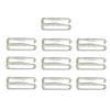 100 Alloy Bra Strap Adjustment Sliders 8 Shape Buckle Sewing Fastener Clips for Undergarment Bikini and Lingerie Accessories
