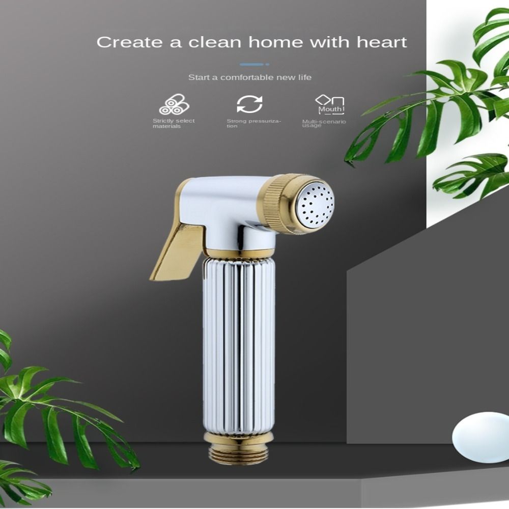 Brass Sprayer Bidet  Hand Held Cleaning Nozzle Sprinkler  Bathroom