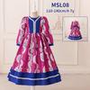 Flower Girl Princess Dress For Weddings Summer Kid Formal Bow Long Gown For School Evening Party Children New Year Cloth