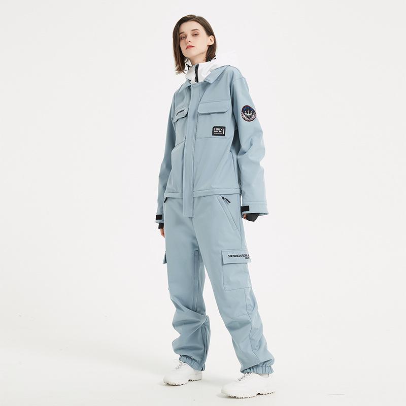 Unisex Adult Ski Suit: Windproof, Waterproof, Warm Snowboard Set for Couples