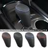 Car PU Leather Carbon Fiber Gear Shift Knob Handball Trim Cover For Chevrolet  Chevy Malibu XL 16-20 Equinox 17-19 Cruz 17-18