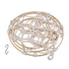 Multi Layer Storage Hanging Basket Innovative Cotton Rope Woven Bamboo Net Bag for Home