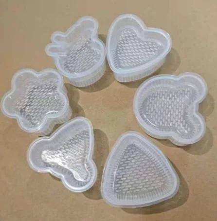 2pcs/6pcs Kitchen Accessories Sushi Mould Triangle Mould Sushi Machine Mould Sushi Tool Onigiri Rice Ball Bento Machinenori