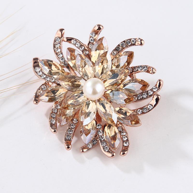 Original Flamingo Butterfly Bee Natural Freshwater Pearl Brooch Accessory Transparent Gift Box