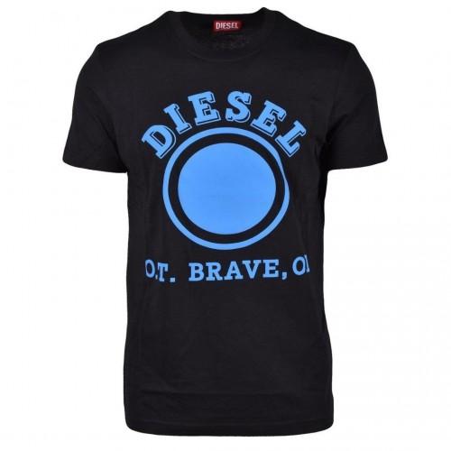 Diesel Mens Dotted Logo T-Shirt