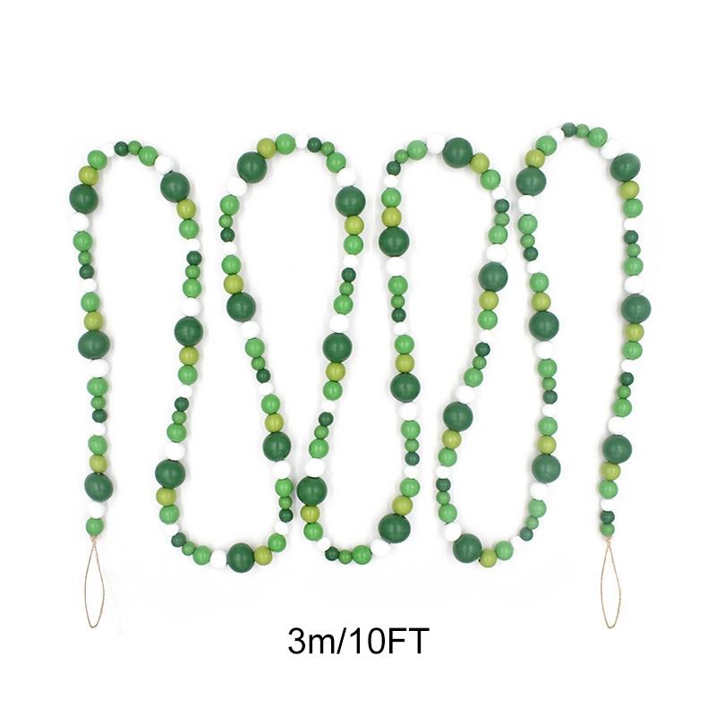 

Декоративные бусины из дерева в стиле ирландского праздника, бусины для фермерского дома, настенные украшения