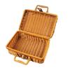 Large Rattan Handwoven Handbag for National Day, Mid-Autumn Festival, Wedding Souvenir, or Outdoor Photo Props