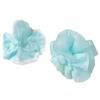 Pearl Mesh Double Layer Bow Scrunchie - Large Elastic Lace Hair Tie